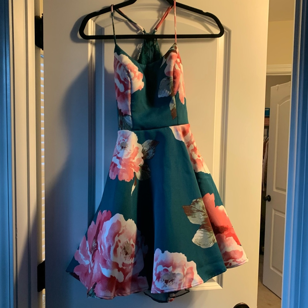 Turquoise Semi Formal Dress